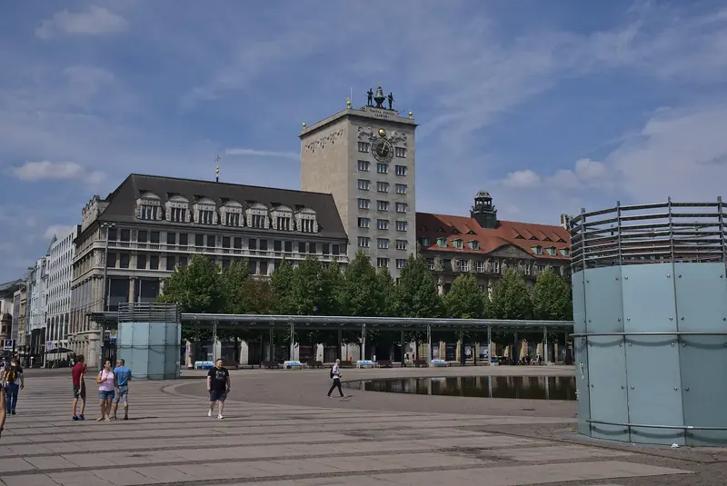 Augustusplatz i Leipzig