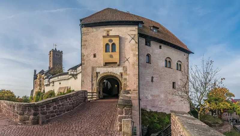 Wartburg vid Eisenach i Thüringen