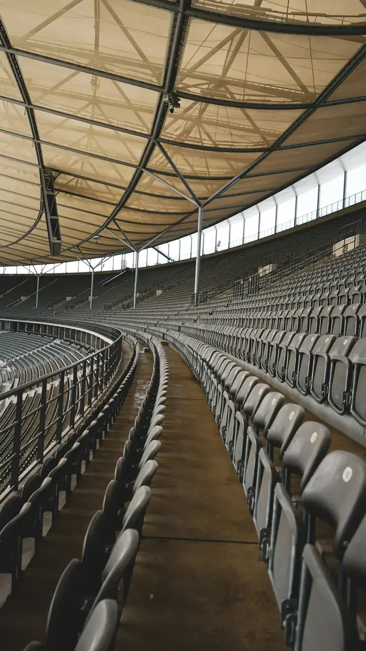 Läktarstolar på Olympiastadion i Berlin