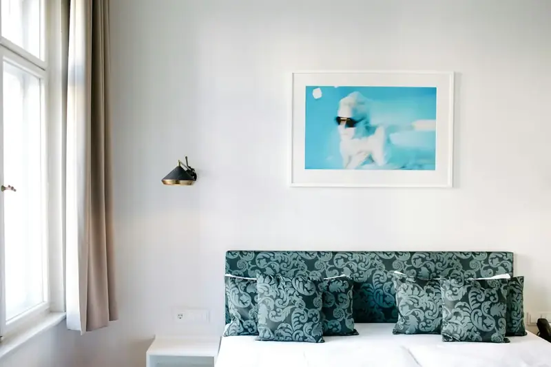 Inredningsdetaljer på Oderberger Hotel i Berlin