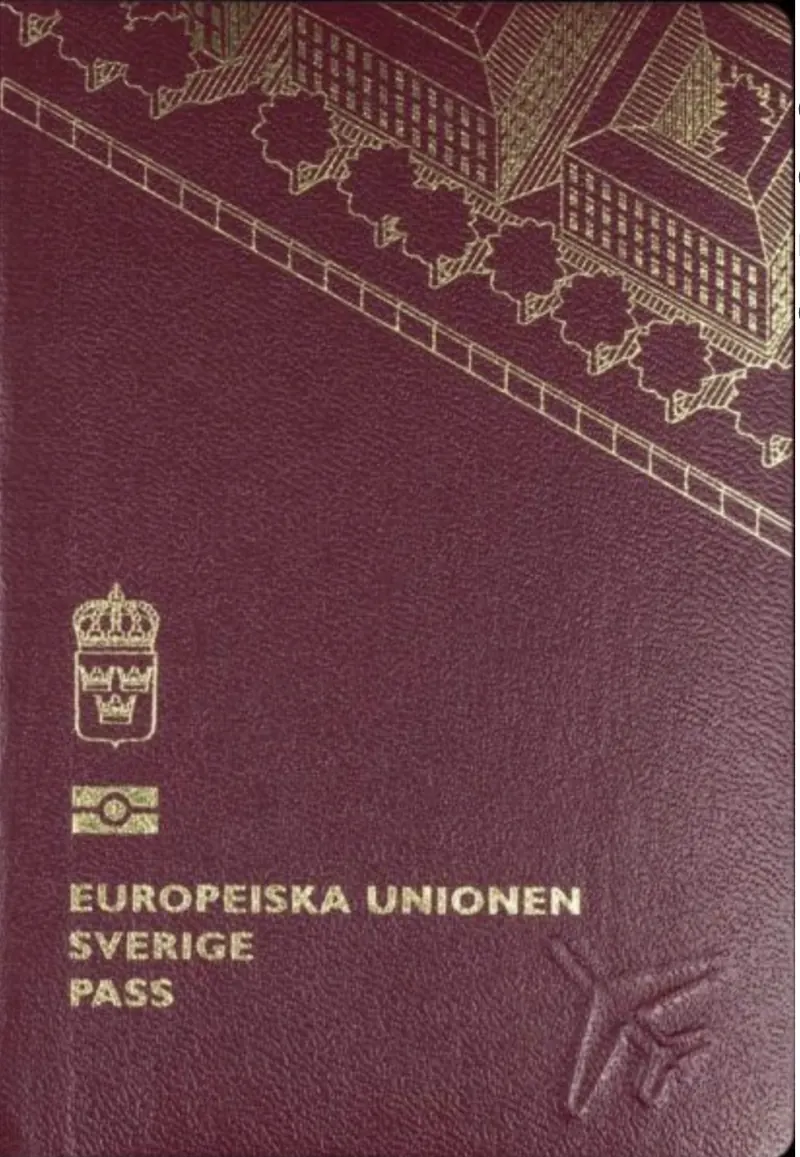 Svenskt pass av modellen som utfärdades 2012–2021. Arkivfoto