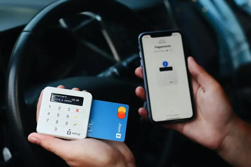 kort och betalterminal