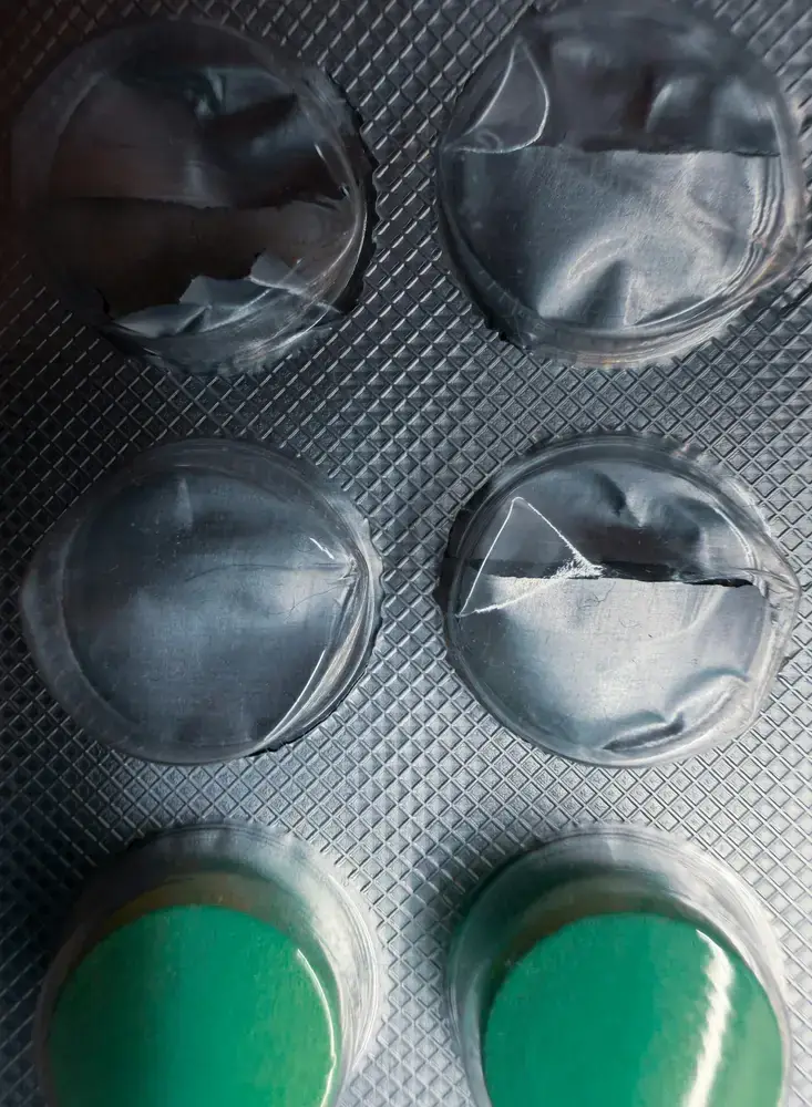 tabletter i blisterförpackning